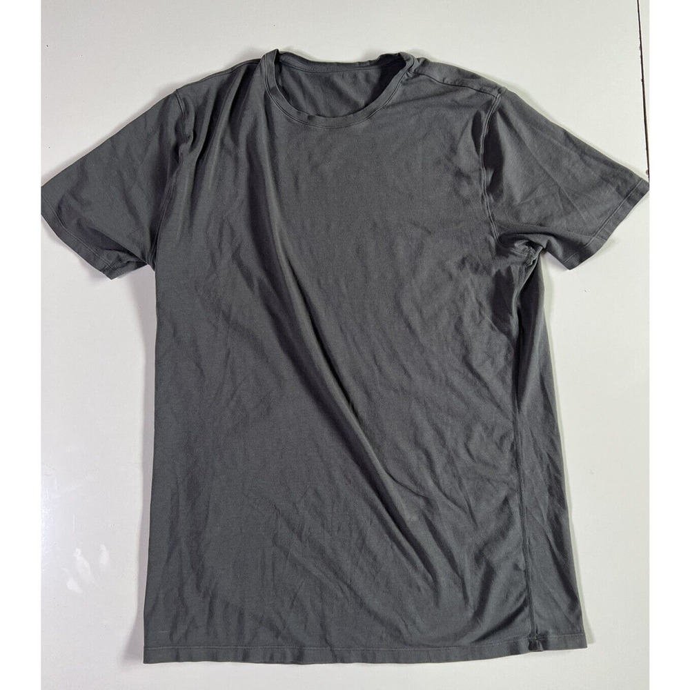 Mack Weldon Shirt mens Large Gray Cotton Lightweight Casual Mens